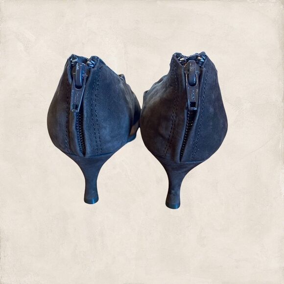 Corso Como Caryn Brown Peep Toe Mid Heels 6 - Picture 5 of 6